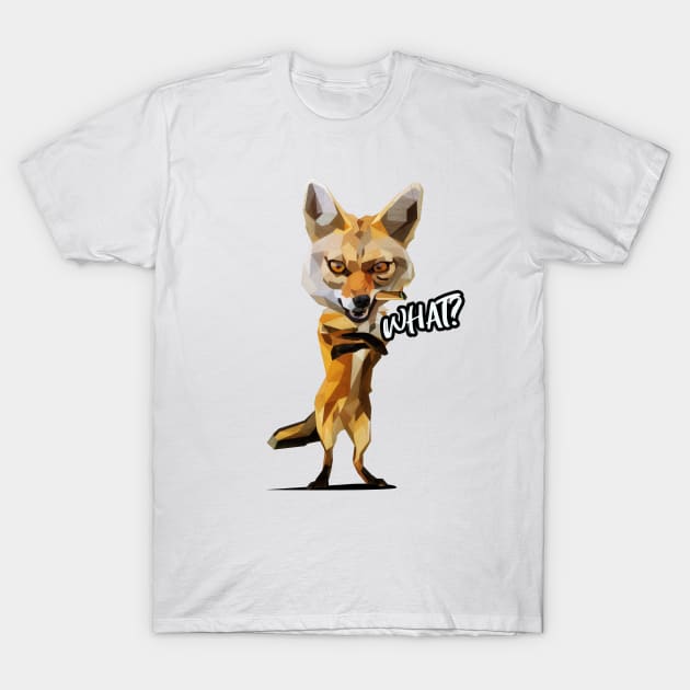 Mad Fox Lowpoly T-Shirt by pxl_g